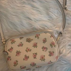 Coach pink Floral Crossbody